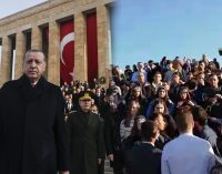 AKP’lilerin ‘Erdoğan’ sloganı attığı Anıtkabir’de Gençliğe Hitabe’ye izin verilmedi