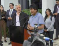 Meksika’ya giden Morales: Daha güçlü bir şekilde Bolivya’ya döneceğim