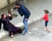 Sokak ortasında kadına şiddet: Saldırgan gözaltına alındı
