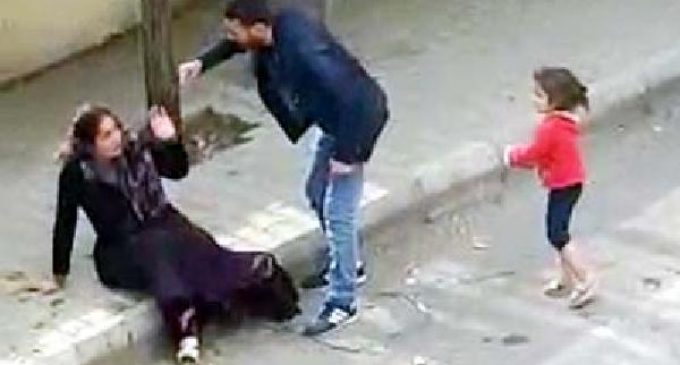 Sokak ortasında kadına şiddet: Saldırgan gözaltına alındı
