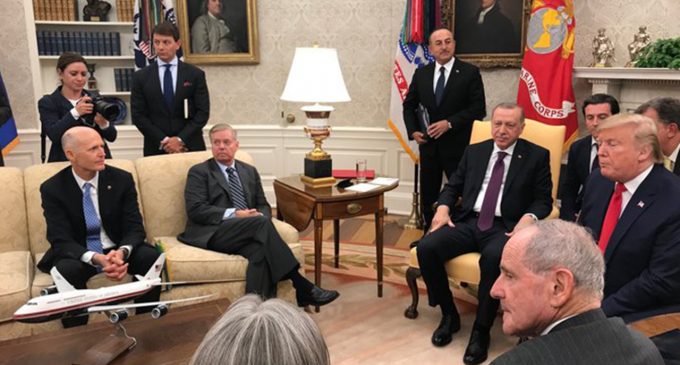 Erdoğan, Oval Ofis’te senatörlerin sorularını yanıtladı