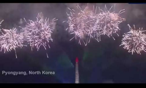Kore Demokratik Halk Cumhuriyeti, yeni yıla ihtişamlı bir gösteriyle girdi