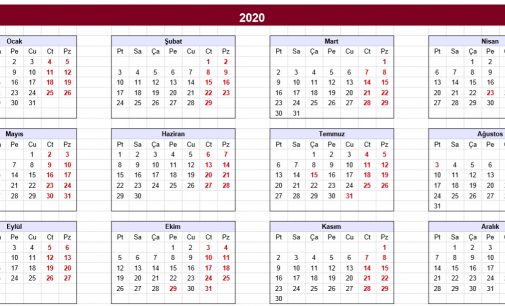 2020’nin resmi tatil günleri belli oldu, hangi tatil kaç gün?