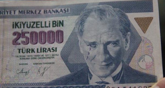 250 bin TL’lik basım hatalı banknotu, 250 bin TL’ye satışa çıkardı