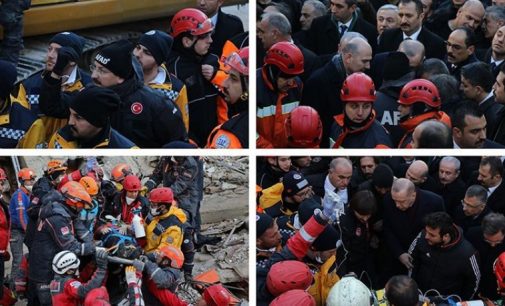AFAD Başkanı gönderin dedi, yaralı yurttaş Erdoğan’ın yanına getirildi