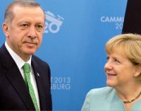 Erdoğan ile Merkel’in görüntüleri sosyal medyanın gündeminde