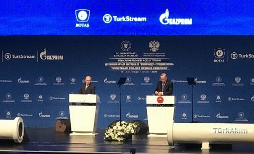 Erdoğan ve Putin TürkAkım’ın açılışını gerçekleştirdi
