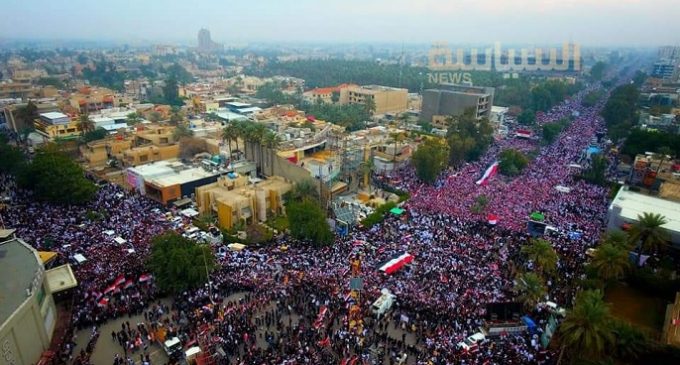 Irak’taki ABD karşıtı eyleme 1 milyondan fazla kişi katıldı
