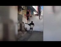 Çin’de Vuhan sokakları gaz altında: Koronavirüse karşı ilaçlama