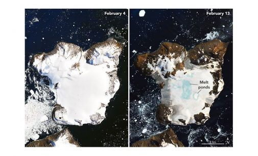 NASA, küresel ısınma sonucu eriyen buzulları uzaydan görüntüledi