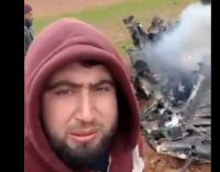 İdlib’de Suriye ordusuna ait helikopter düşürüldü