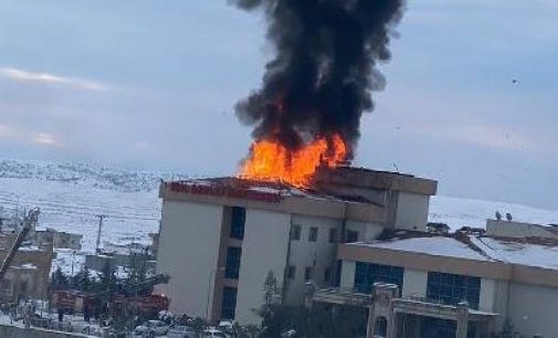 İdil Devlet Hastanesi’nde yangın çıktı, hastalar tahliye edildi