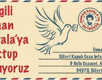 ‘Osman Kavala’ya mektup yazıyoruz’ kampanyası