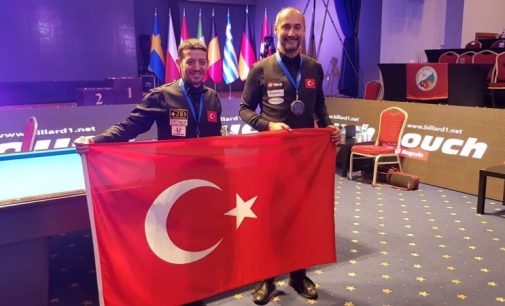 Semih Saygıner ve Murat Çoklu’dan oluşan Milli Takım, Avrupa ikincisi oldu