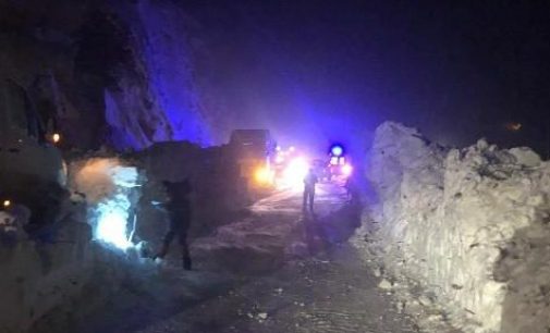 Trabzon ile Gümüşhane’yi bağlayan Zigana Dağı’na çığ düştü, yol kapandı