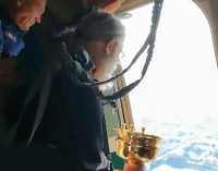 İtalya ve Rusya’da ‘ayin’ vakti: Papazlar helikopterle şehirleri kutsadı