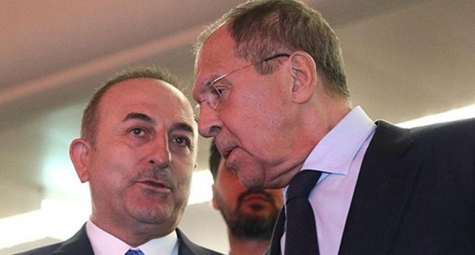 Çavuşoğlu ile Lavrov arasında telefon görüşmesi