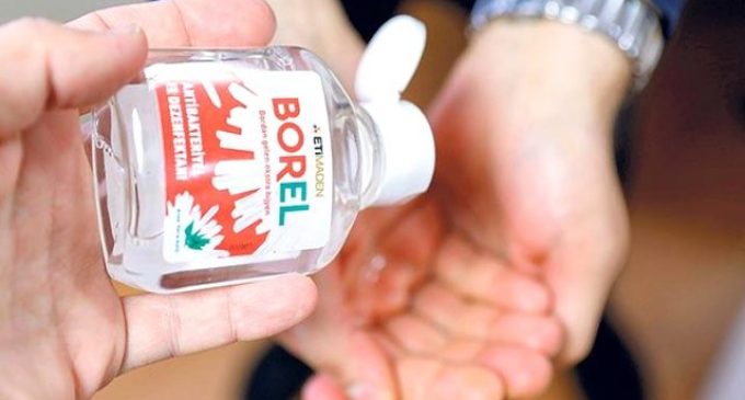 Erdoğan reklam kampanyası istemişti: Bor katkılı el dezenfektanı BOREL’in seri üretimi başladı