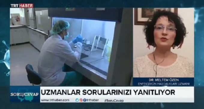 Dr. Özen TRT’de konuştu: Şu anda Türkiye’nin vaka sayısı 23 bin değil, 600 ila 800 bin, belki 900 bin