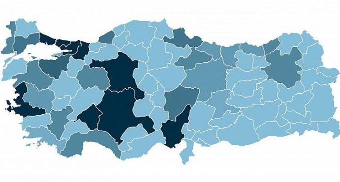 Türkiye’nin il il koronavirüs haritası: Hangi şehirde kaç vaka var?
