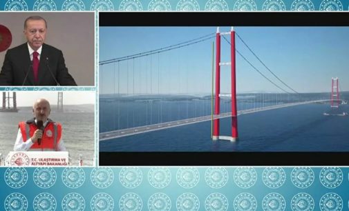 Erdoğan ‘1915 Çanakkale Köprüsü’ töreninde CHP ve HDP’ye yüklendi: Hezimete uğratacağız
