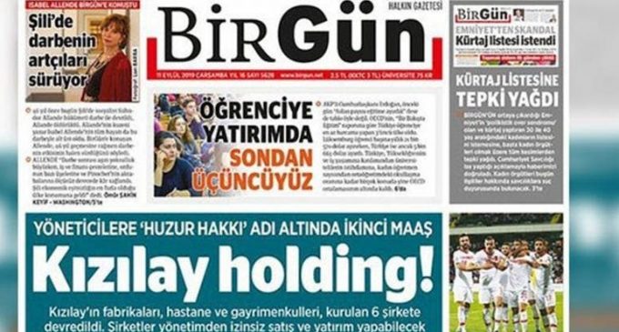BİK, BirGün’e Kızılay haberleri nedeniyle yedi gün ilan kesme cezası verdi