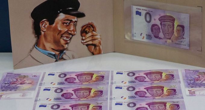Avrupa Merkez Bankası, Kemal Sunal anısına hatıra para bastı