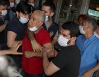 Demokrasi yürüyüşünün Edirne kolu için toplananlara polis müdahalesi