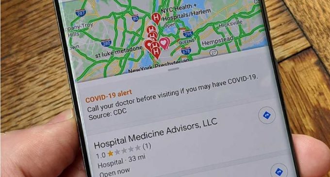 Google’ın ‘Haritalar’ uygulamasına koronavirüse özel uyarılar eklenecek