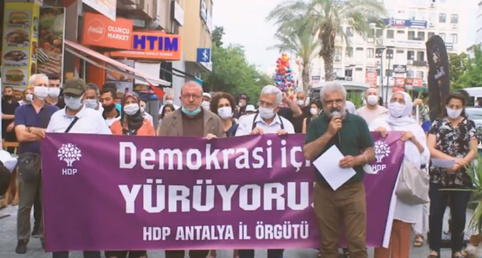 HDP’nin Demokrasi Yürüyüşü’ne il hıfzısıhha kurullarından engel
