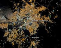 NASA’dan uzaydan çekilmiş Ankara fotoğrafı: ‘Ankara’da Gece’