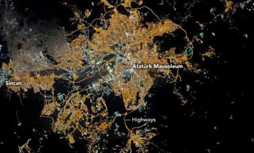 NASA’dan uzaydan çekilmiş Ankara fotoğrafı: ‘Ankara’da Gece’