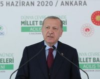 Erdoğan: 2023’e kadar 81 vilayetimizin tamamını millet bahçeleriyle donatacağız