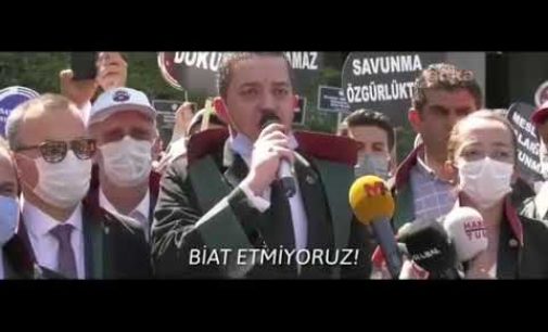 Ankara Barosu’ndan videolu mesaj: Susmuyoruz, korkmuyoruz, biat etmiyoruz