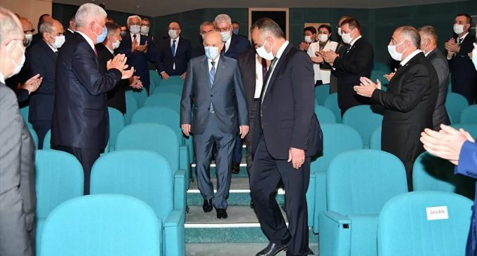 MHP Lideri Bahçeli, il başkanlarıyla bir araya geldi