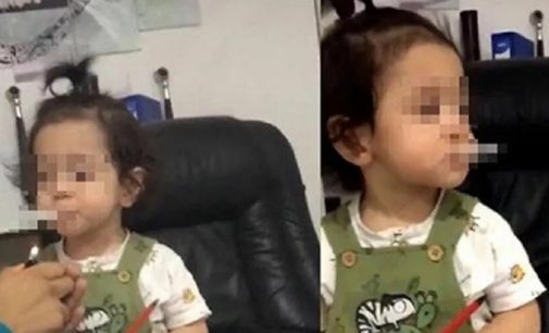 3 yaşındaki yeğenine sigara içiren amca gözaltına alındı