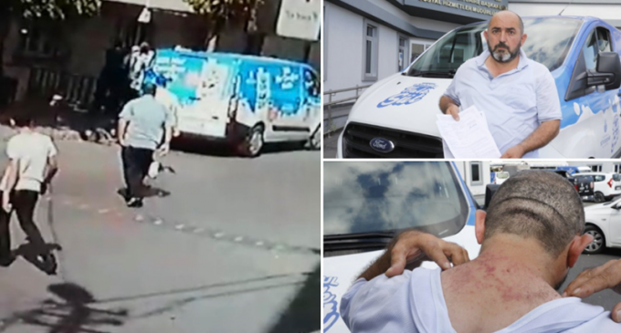İstanbul’da çocuklara ücretsiz süt dağıtan belediye ekibine saldırı