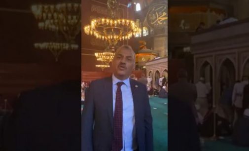 Ayasofya’da maskesiz video çeken AKP’li Şanverdi iddiaları doğruladı: Covid-19 testim pozitif