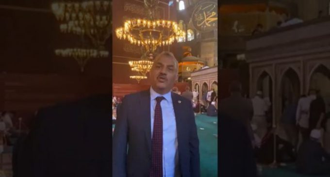 Ayasofya’da maskesiz video çeken AKP’li Şanverdi iddiaları doğruladı: Covid-19 testim pozitif