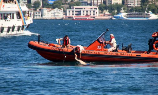 Beşiktaş’ta denize giren bir kişi boğularak yaşamını yitirdi