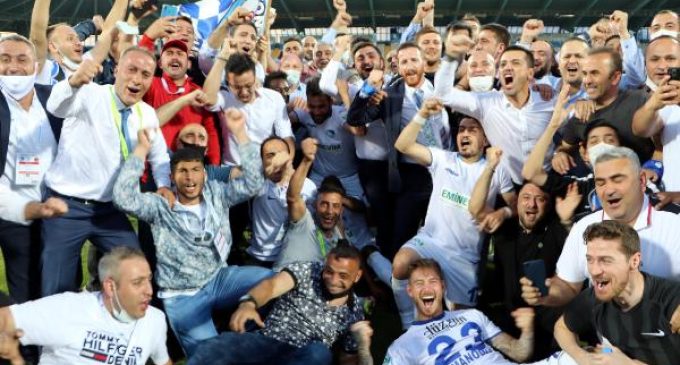 Erzurumspor yeniden Süper Lig’e yükseldi: “Erzurumspor-Koronavirüs karşılaşması başladı”