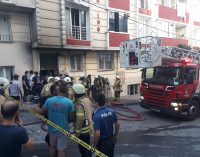 Apartmanda yangın: Bir kadın ve bir çocuk yaşamını yitirdi