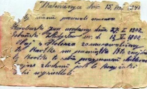 Polonya’da İkinci Dünya Savaşı’nda yazılmış şişeye gizlenmiş mektup bulundu
