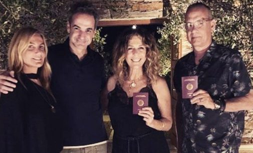 Tom Hanks ve Rita Wilson, Yunanistan vatandaşı oldu