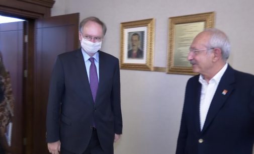 Kılıçdaroğlu, AB Türkiye Delegasyonu Başkanı Büyükelçi Berger ile bir araya geldi