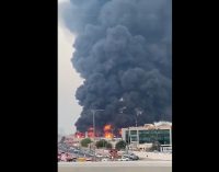 BAE’de sanayi bölgesinde büyük yangın çıktı