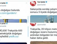 Yandaş medyanın seçim dönemlerinde klasik hamlesi: İşte ‘Doğalgaz bulundu, Türkiye kurtuldu’ haberleri…