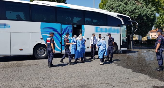 Koronavirüslü şahıs yolcu otobüsünde seyahat ederken yakalandı