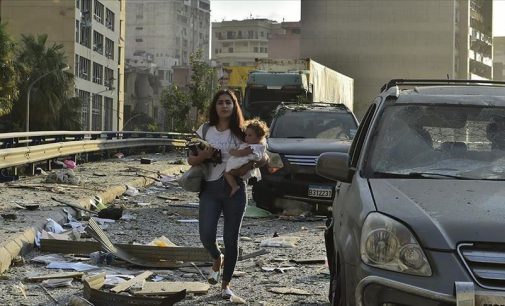 Beyrut’taki patlamanın yeni görüntüleri ortaya çıktı