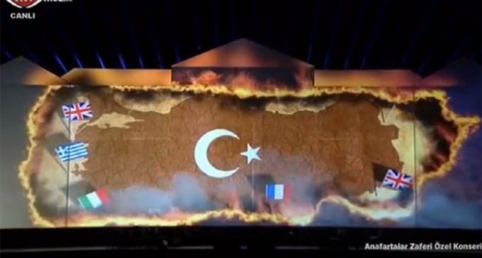 TRT’de tepki çeken görüntü: Animasyonda Türk bayrağını yaktılar